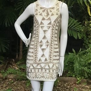 Vintage Needle&thread sequins and beaded Dress